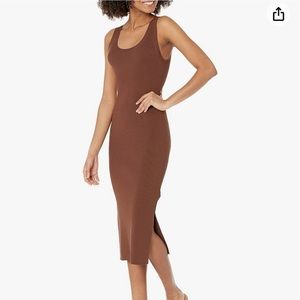 The Drop Women's Yasmin Rib Midi Sweater Tank Dress, Size XS